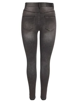 NMCALLIE HW SKINNY JEAN VI508MG FWD NOOS medium grey denim