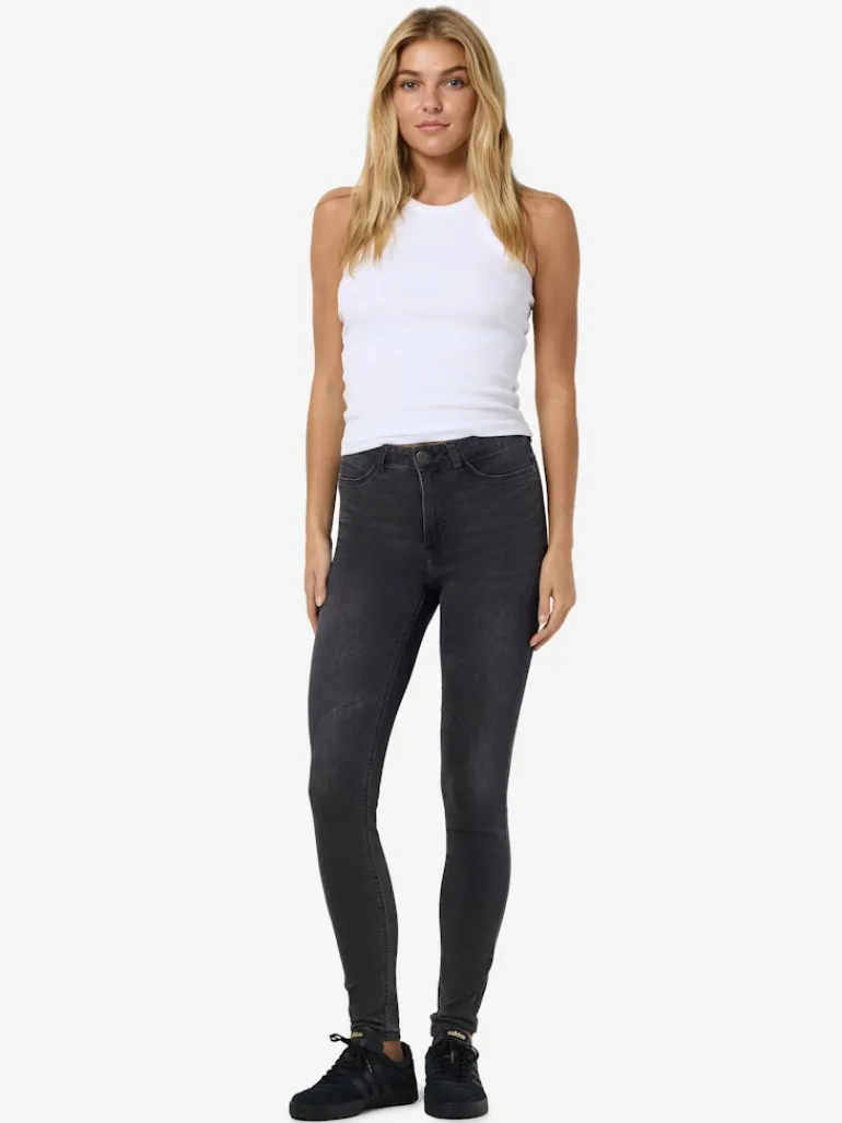 NMCALLIE HW SKINNY JEAN VI508MG FWD NOOS medium grey denim