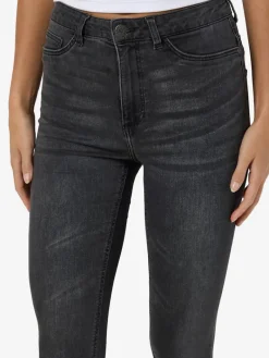 NMCALLIE HW SKINNY JEAN VI508MG FWD NOOS medium grey denim