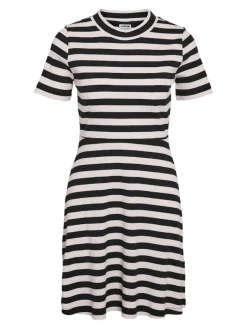 NMELINOR S/S SKATER DRESS JRS NOOS birch