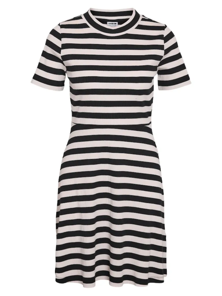 NMELINOR S/S SKATER DRESS JRS NOOS birch