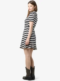 NMELINOR S/S SKATER DRESS JRS NOOS birch