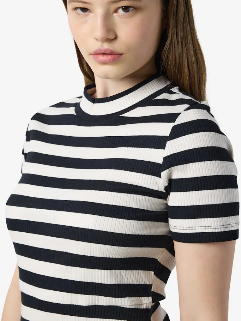 NMELINOR S/S SKATER DRESS JRS NOOS birch