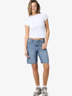 NMHOLLA NW LOOSE SHORTS AZ426MB NOOS medium blue denim