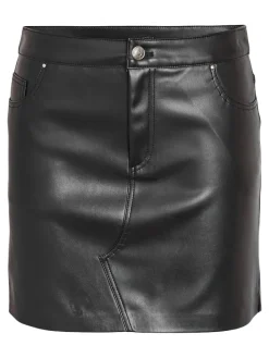 NMKATE NW PU SKIRT NOOS black