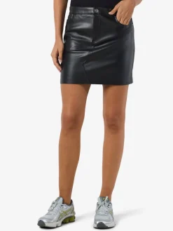 NMKATE NW PU SKIRT NOOS black