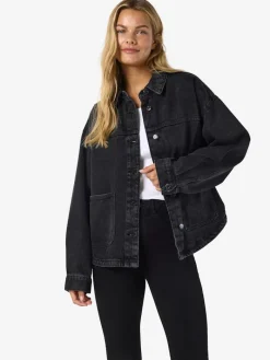 NMKETTIE L/S REG DNM JCKET VI559BL NOOS black denim