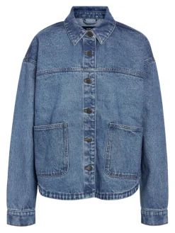 NMKETTIE L/S REG DNM JCKET VI557MB NOOS medium blue denim