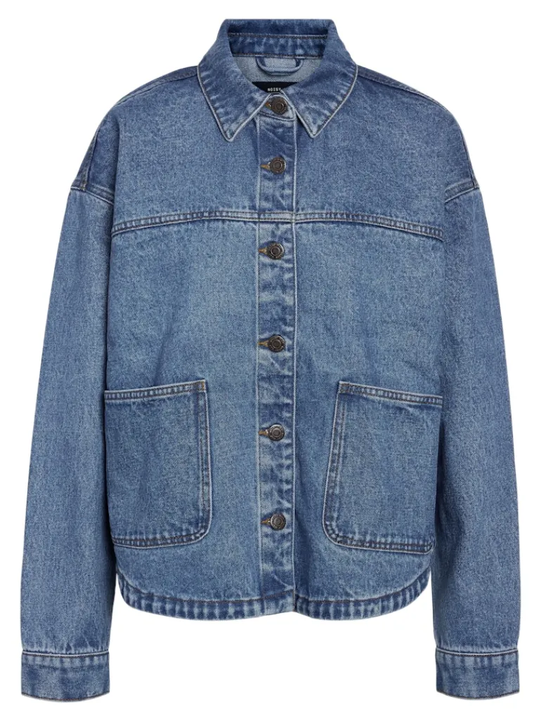 NMKETTIE L/S REG DNM JCKET VI557MB NOOS medium blue denim