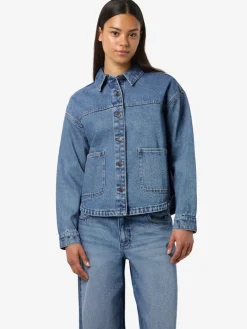 NMKETTIE L/S REG DNM JCKET VI557MB NOOS medium blue denim