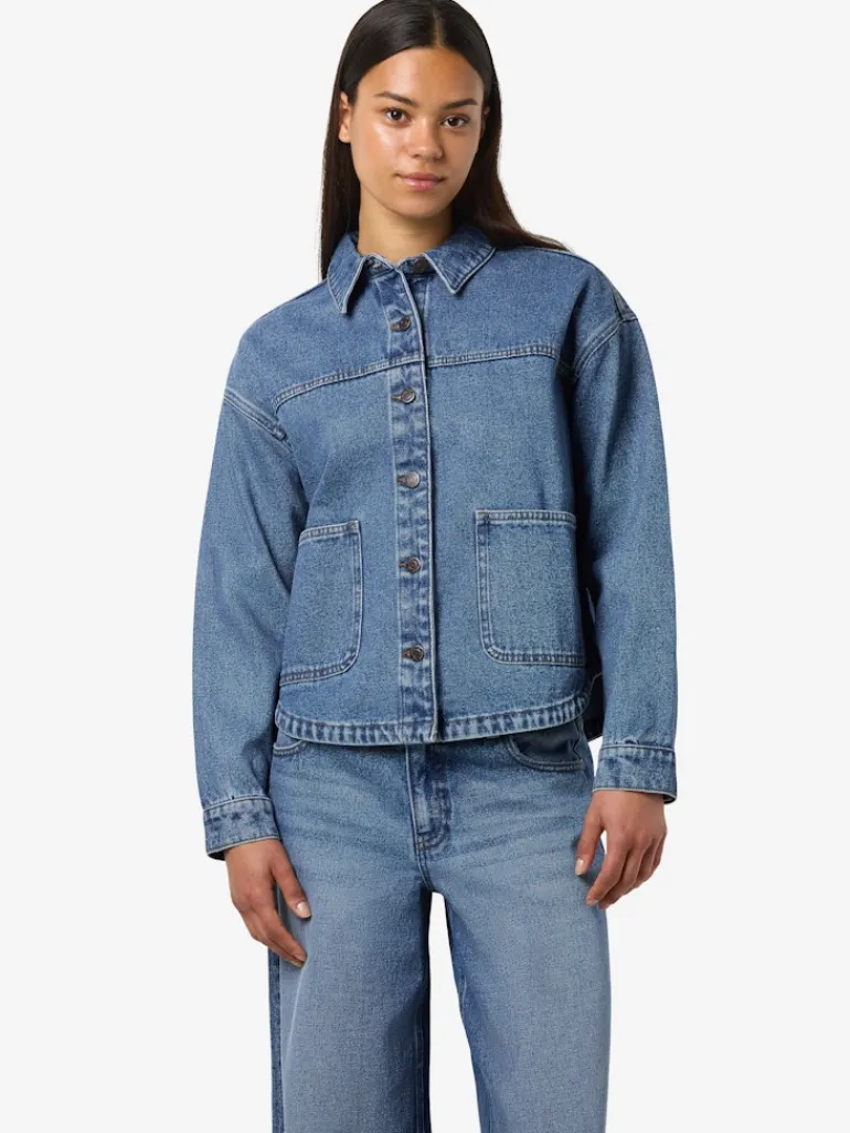 NMKETTIE L/S REG DNM JCKET VI557MB NOOS medium blue denim
