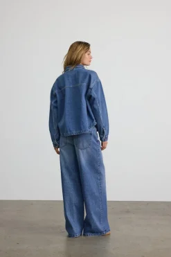 NMKETTIE L/S REG DNM JCKET VI557MB NOOS medium blue denim