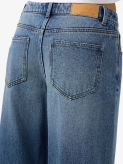 NMKETTIE MW WIDE JEANS VI557MB NOOS medium blue denim