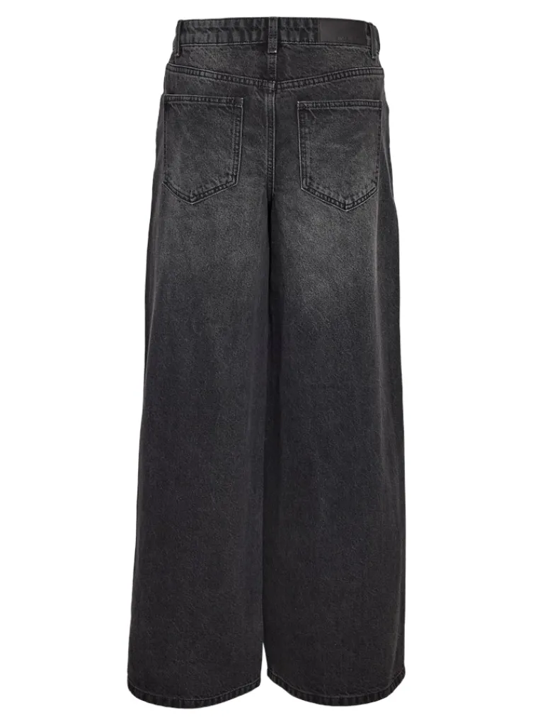 NMKETTIE NW WIDE LEG JEANS VI559BL NOOS black denim