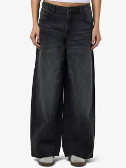 NMKETTIE NW WIDE LEG JEANS VI559BL NOOS black denim