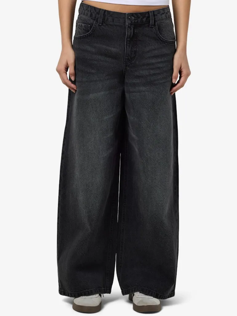 NMKETTIE NW WIDE LEG JEANS VI559BL NOOS black denim
