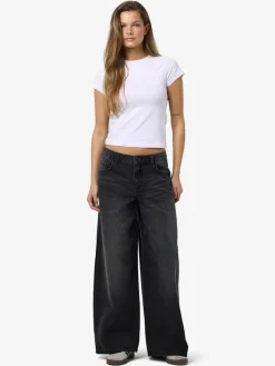 NMKETTIE NW WIDE LEG JEANS VI559BL NOOS black denim