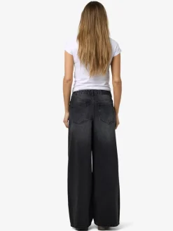 NMKETTIE NW WIDE LEG JEANS VI559BL NOOS black denim