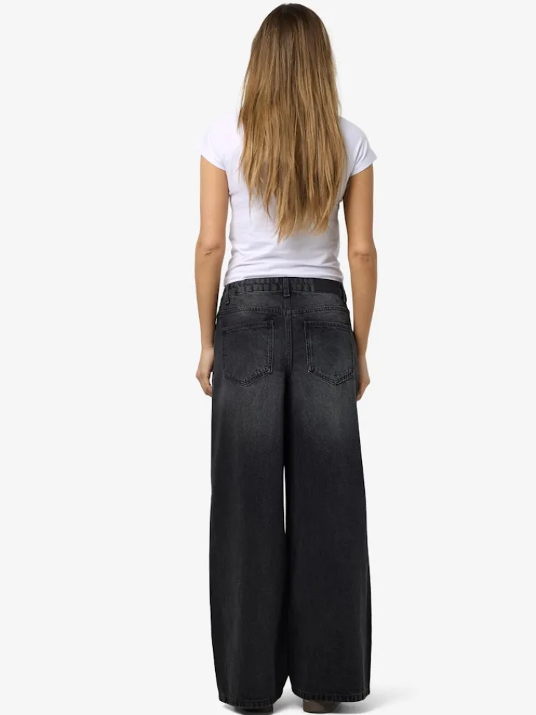 NMKETTIE NW WIDE LEG JEANS VI559BL NOOS black denim