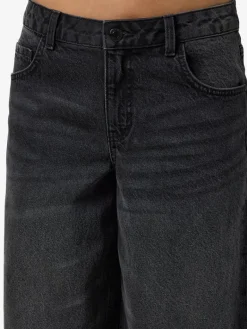 NMKETTIE NW WIDE LEG JEANS VI559BL NOOS black denim