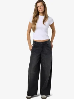 NMKETTIE NW WIDE LEG JEANS VI559BL NOOS black denim