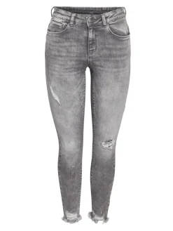 NMKIMMY NW DESTROY ANK SKNY AZ368MG NOOS medium grey denim
