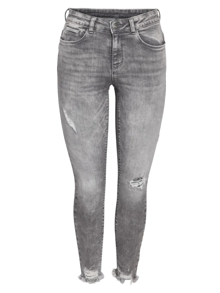 NMKIMMY NW DESTROY ANK SKNY AZ368MG NOOS medium grey denim