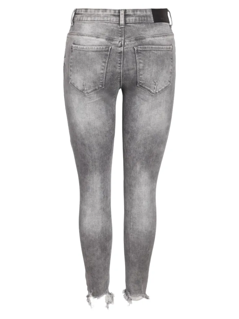 NMKIMMY NW DESTROY ANK SKNY AZ368MG NOOS medium grey denim