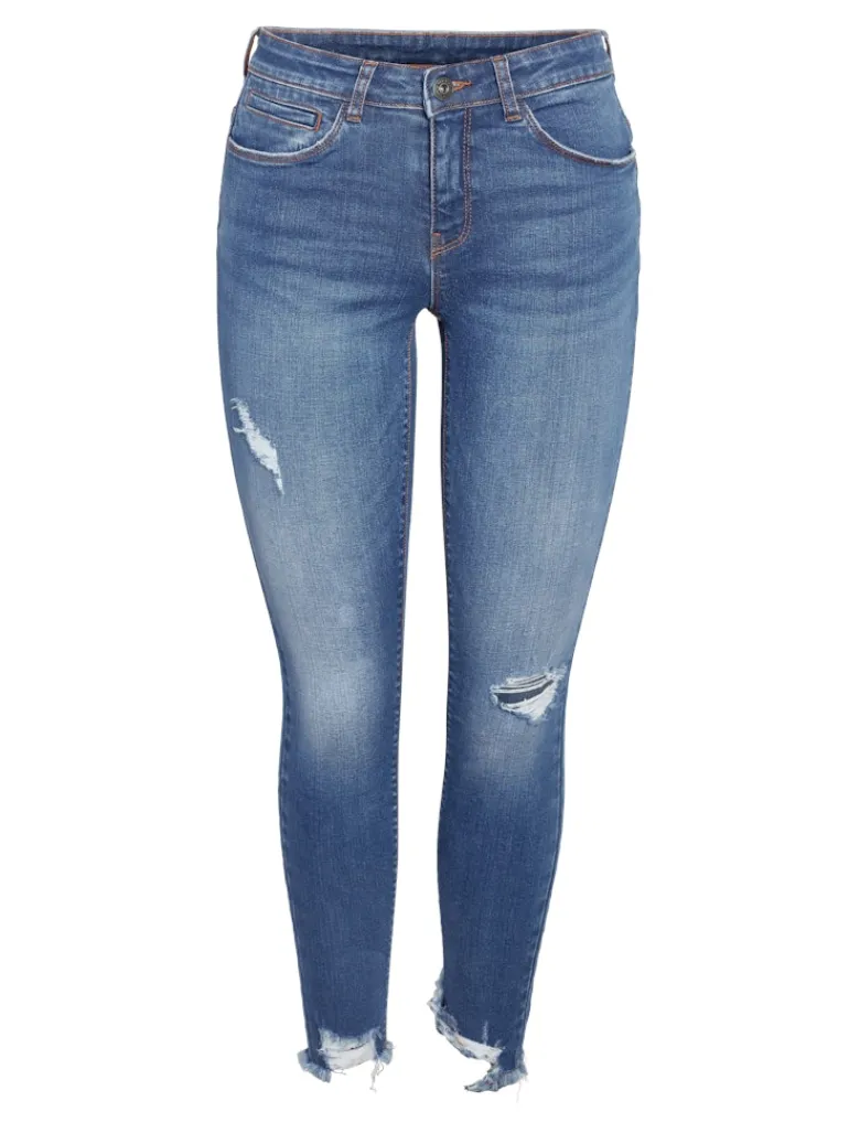 NMKIMMY NW DESTROY ANK SKNY AZ369DB NOOS dark blue denim