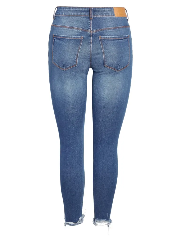 NMKIMMY NW DESTROY ANK SKNY AZ369DB NOOS dark blue denim