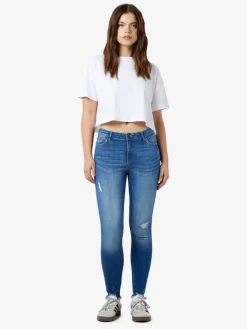 NMKIMMY NW DESTROY ANK SKNY AZ369DB NOOS dark blue denim