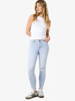 NMKIMMY NW DESTROY ANK SKNY AZ370LB NOOS light blue denim