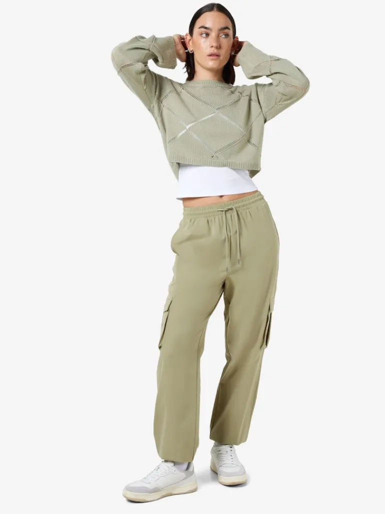 NMKIRBY HW CARGO PANTS WVN NOOS grün2