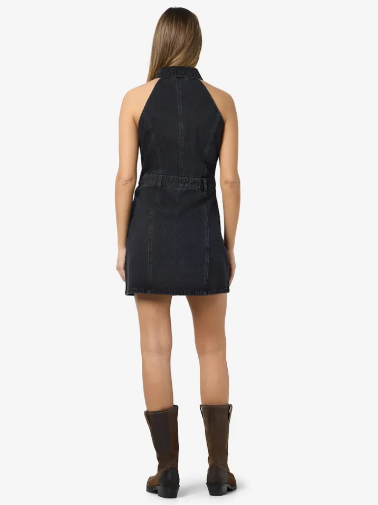 NMLARDIE SH SLM DENIM DRESS VI588BL NOOS black denim