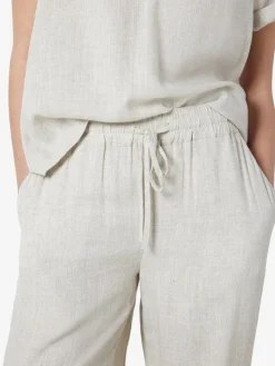 NMLEILANI NW LOOSE PANTS WVN NOOS natural