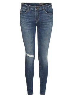 NMLUCY NW DEST SKNNY JEANS AZ155MB NOOS medium blue denim