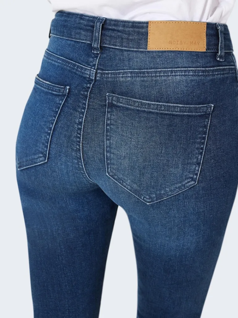 NMLUCY NW SKINNY JEANS AZ115DB NOOS dark blue denim