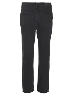NMMONI HW ST ANK BLACK JEANS FWD FNOOS black denim