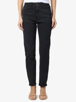 NMMONI HW ST ANK BLACK JEANS FWD FNOOS black denim