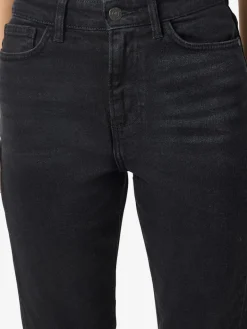 NMMONI HW ST ANK BLACK JEANS FWD FNOOS black denim