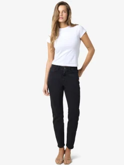 NMMONI HW ST ANK BLACK JEANS FWD FNOOS black denim