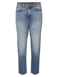 NMMONI HW STRAGHT ANK JEANS AZ221DB NOOS dark blue denim