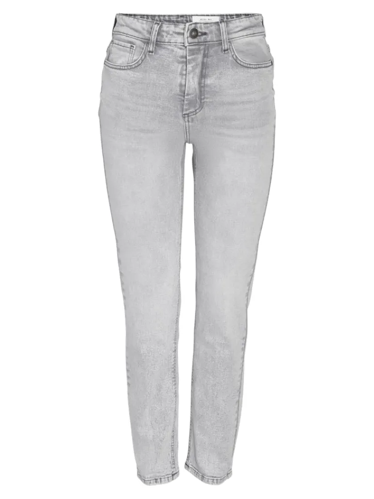 NMMONI HW STRAGHT ANK JEANS AZ277LG NOOS light grey denim