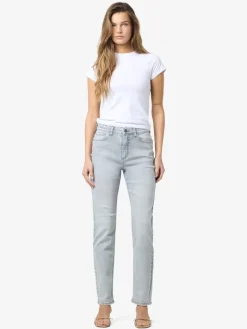 NMMONI HW STRAGHT ANK JEANS AZ277LG NOOS light grey denim