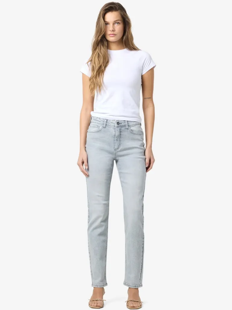 NMMONI HW STRAGHT ANK JEANS AZ277LG NOOS light grey denim