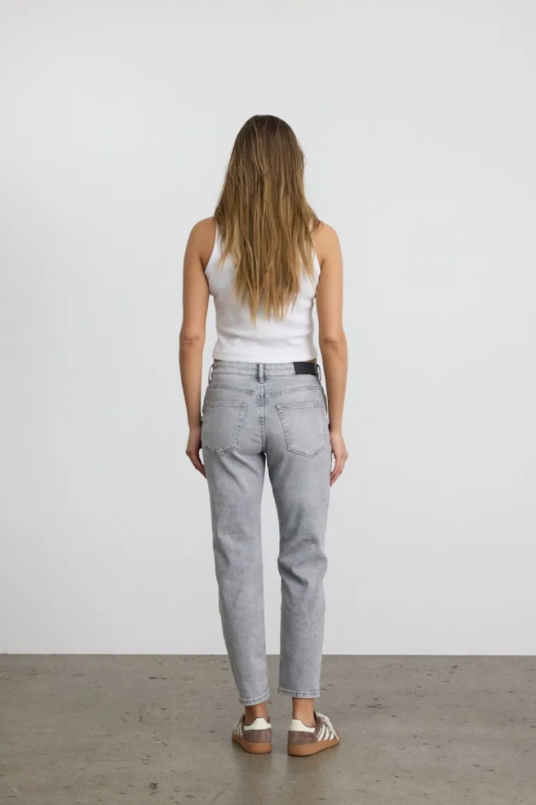 NMMONI HW STRAGHT ANK JEANS AZ277LG NOOS light grey denim