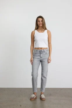 NMMONI HW STRAGHT ANK JEANS AZ277LG NOOS light grey denim