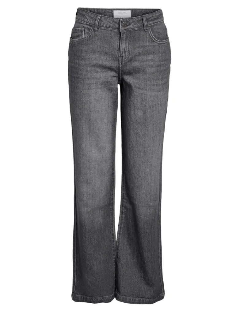 NMNILA LW WIDE JEANS AZ421DG NOOS dark grey denim