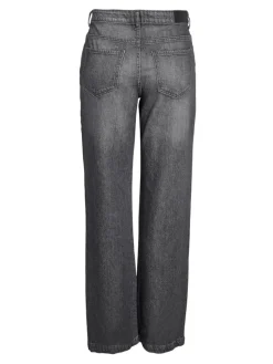 NMNILA LW WIDE JEANS AZ421DG NOOS dark grey denim