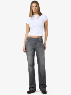 NMNILA LW WIDE JEANS AZ421DG NOOS dark grey denim